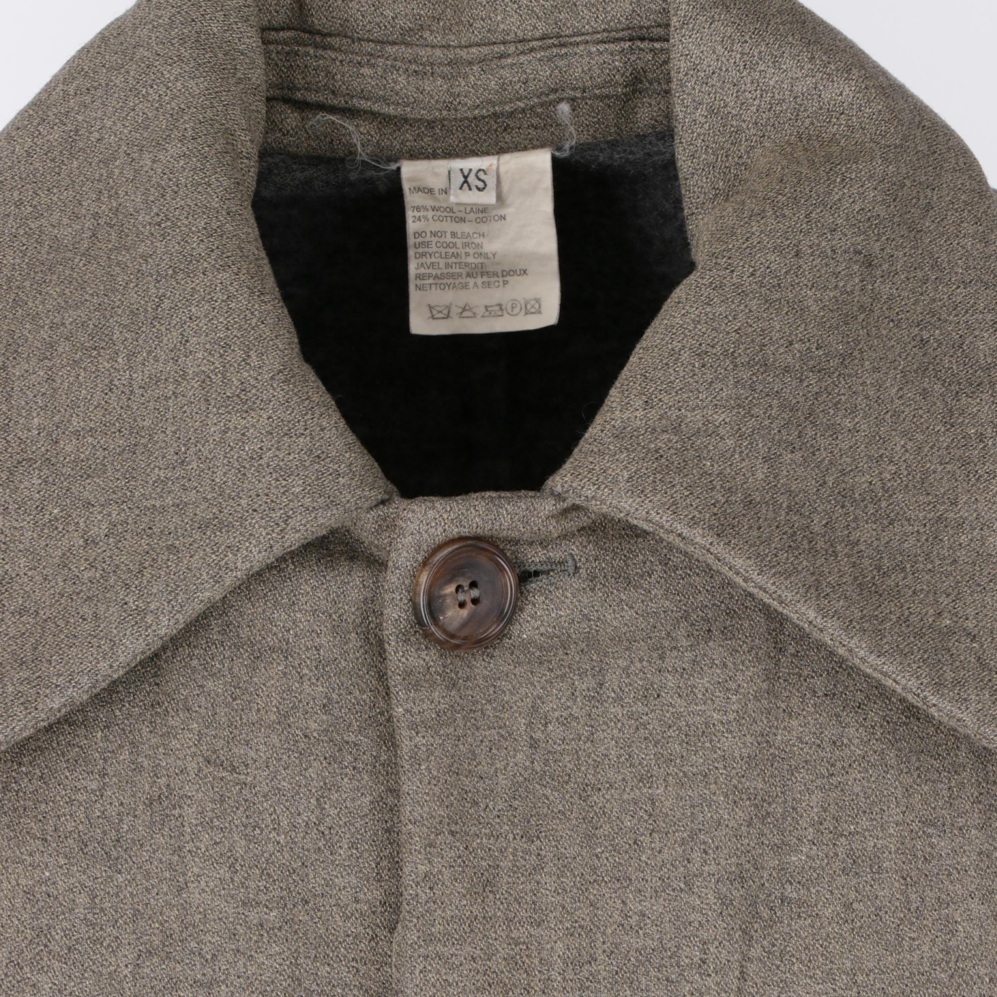 1990s Ann Demeulemeester Grey Wool Jacket In Excellent Condition In Lugo (RA), IT