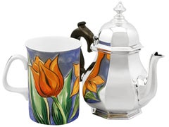 Antique Sterling Silver Teapot by Edward Barnard & Sons