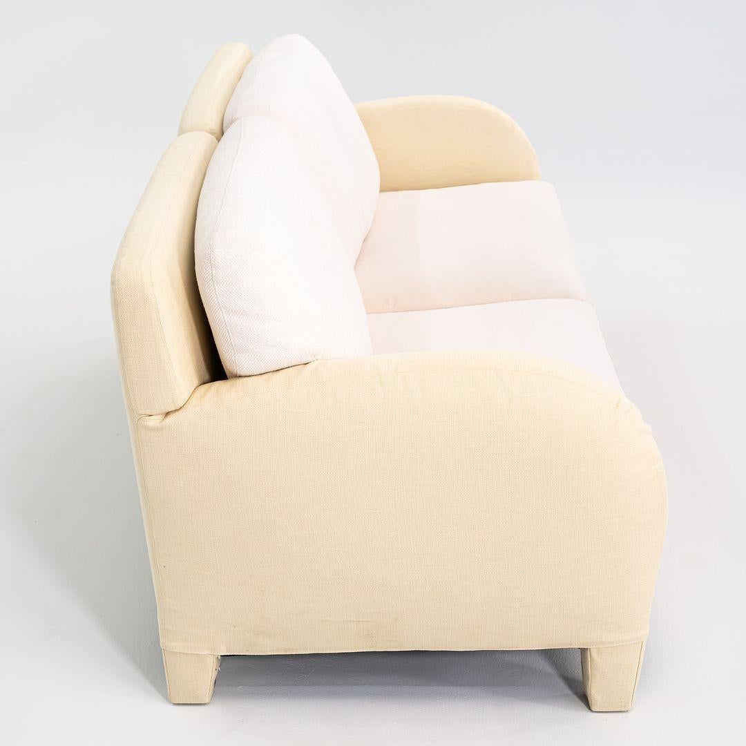 1990er Antonio Citterio für B&B Italia Cina Zweisitzer-Sofa aus cremefarbenem Stoff im Angebot 4
