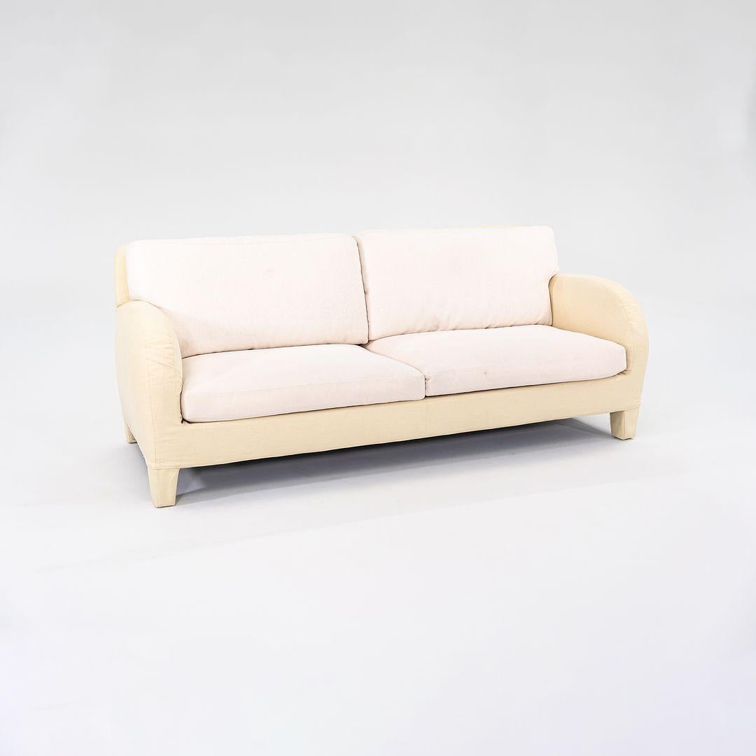 1990er Antonio Citterio für B&B Italia Cina Zweisitzer-Sofa aus cremefarbenem Stoff im Angebot 5