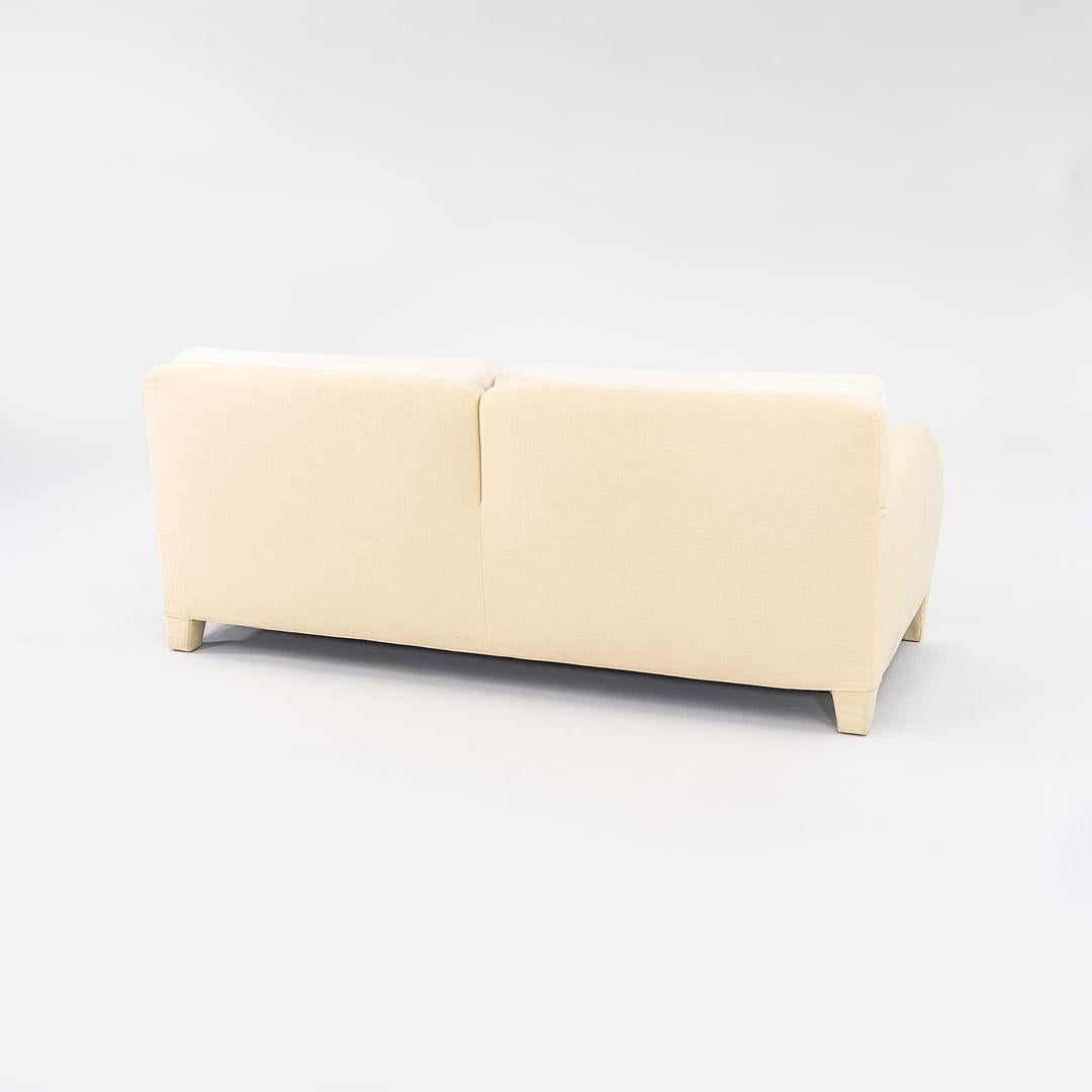 1990er Antonio Citterio für B&B Italia Cina Zweisitzer-Sofa aus cremefarbenem Stoff (Moderne) im Angebot