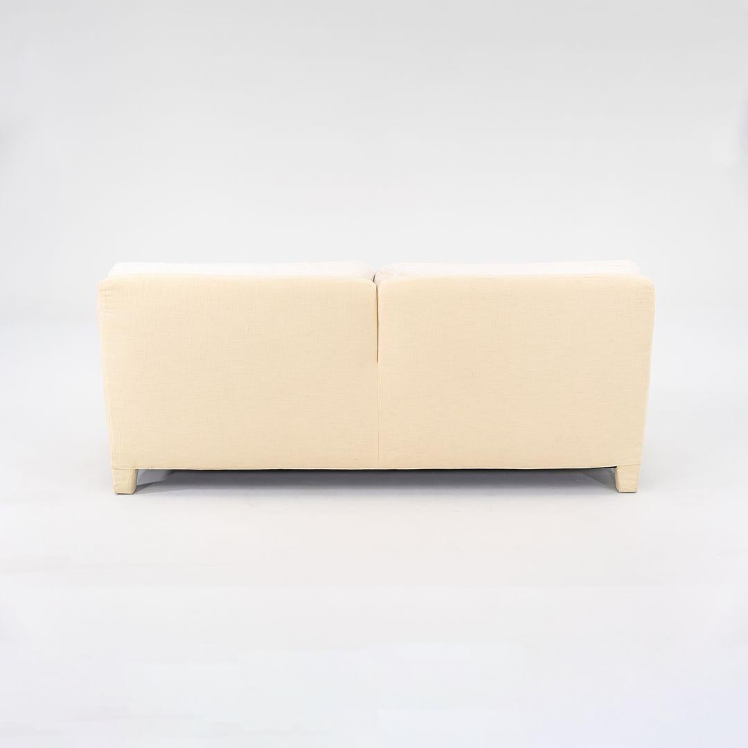 1990er Antonio Citterio für B&B Italia Cina Zweisitzer-Sofa aus cremefarbenem Stoff im Zustand „Gut“ im Angebot in Philadelphia, PA