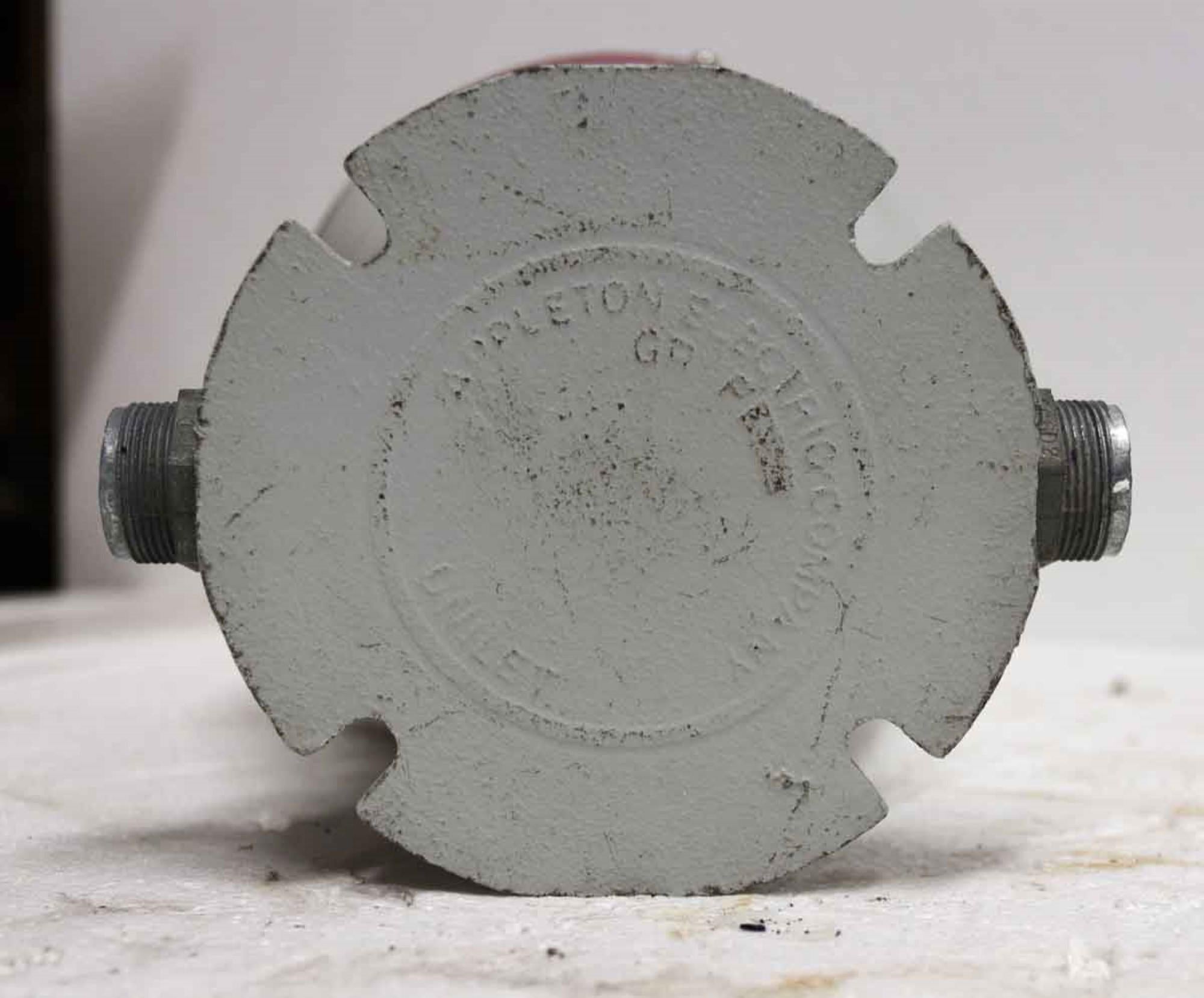 Appleton A-51 Series Industrial Explosion Proof Ceiling Light In Good Condition For Sale In New York, NY