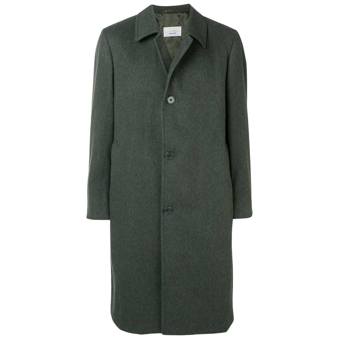 1970s Aquascutum Green Wool Coat