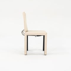 1990s Arcadia Dining Side Chair by Paolo Piva for B&B Italia in Ivory Leather
