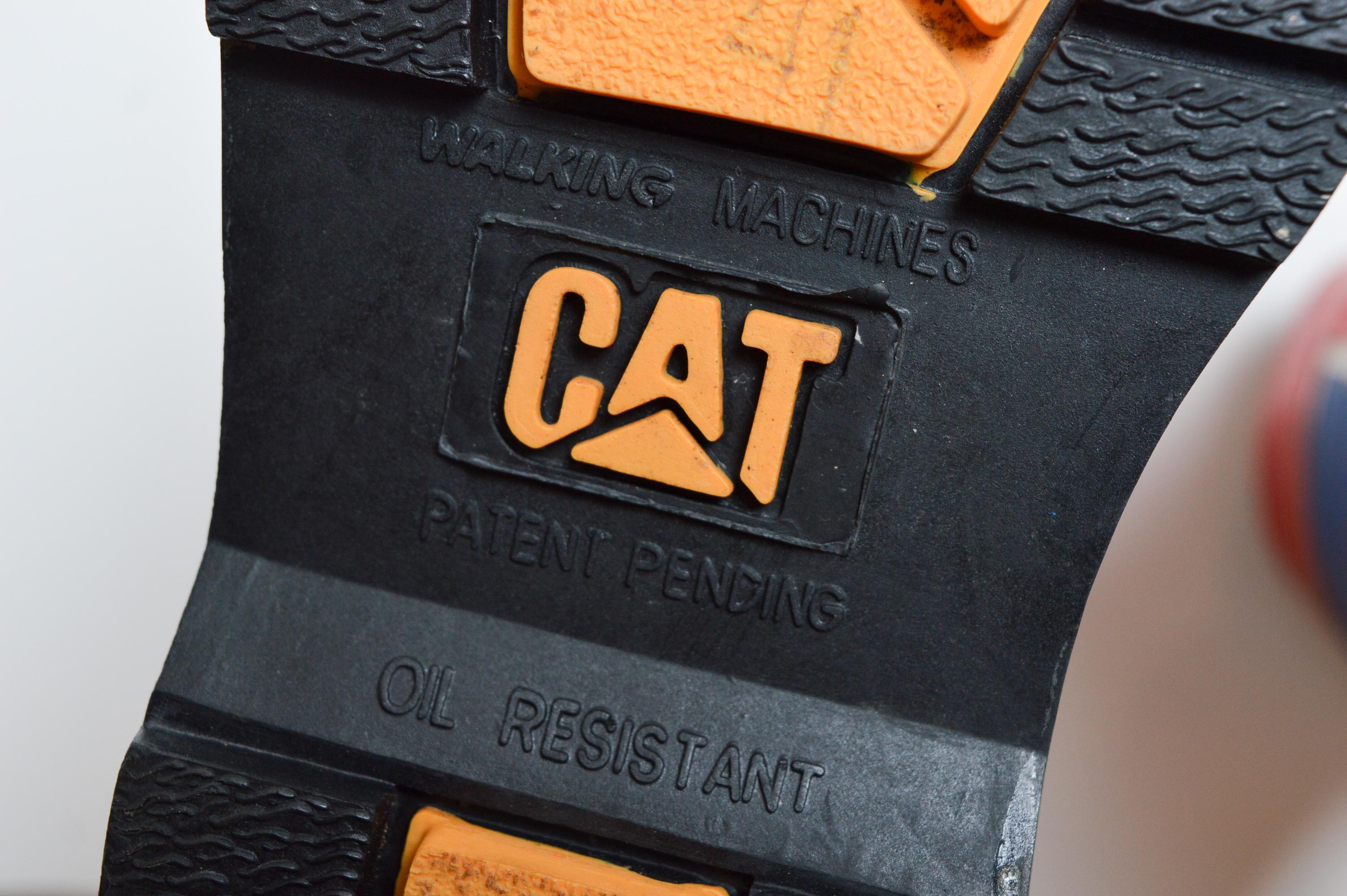 1990's Archival Union Jack England platform Boots by CAT UK 6.5 / EU 39.5 For Sale 10