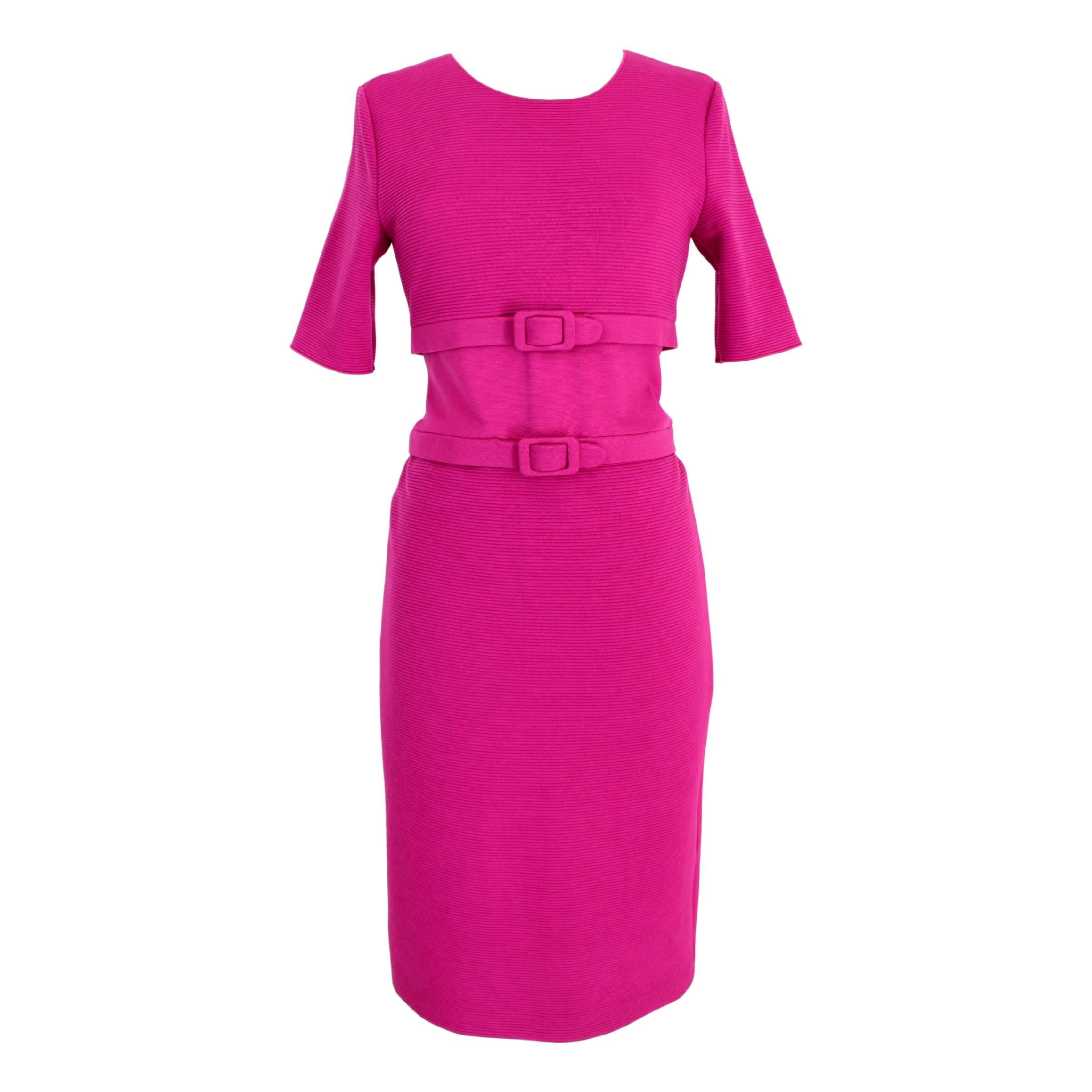 1990s Armani Collezioni Purple Long Cocktail Dress