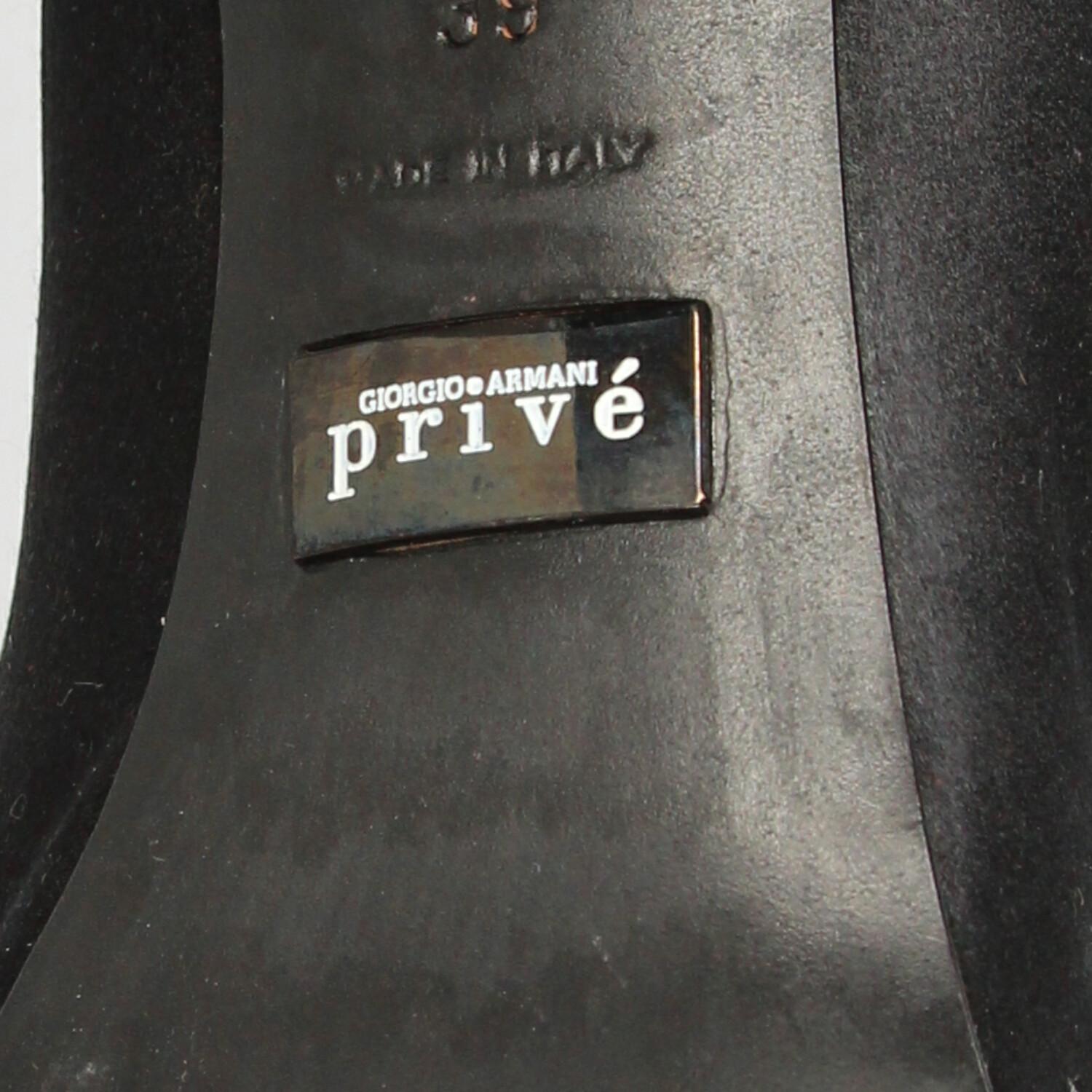 1990s Armani Privé Silk Pumps 4