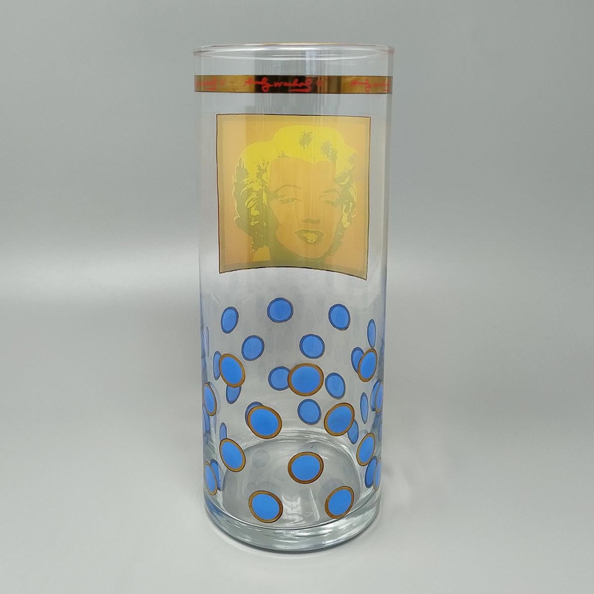 Italiano Vaso anni '90 sorprendente di Andy Warhol per Egizia. Prodotto in Italia in vendita