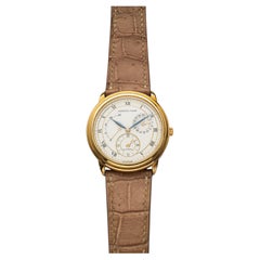 1990s Audemars Piguet Jules Audemars 18K YG 25685BA Dual Time Auto 36mm