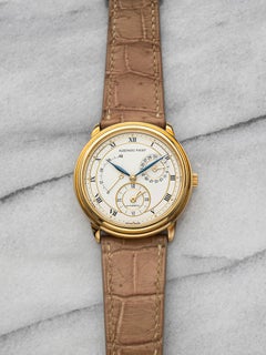 1990s Audemars Piguet Jules Audemars 18K YG 25685BA Dual Time Auto 36mm