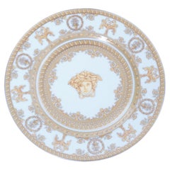 1990s Baroque Bianco Plate by VERSACE for Rosenthal NOS New in Box