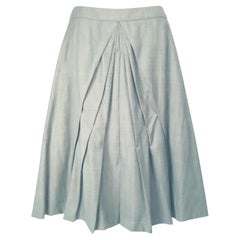 1990s Belgian 1stCollection Branquinho Iconic ChevronPleat TullePetticoat Skirt