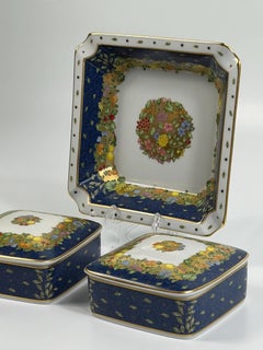 1990s BERNARDAUD Limoges Frutti Fiori Porcelain Set