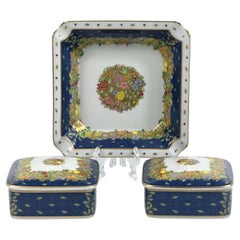 1990s BERNARDAUD Limoges Frutti Fiori Porcelain Set