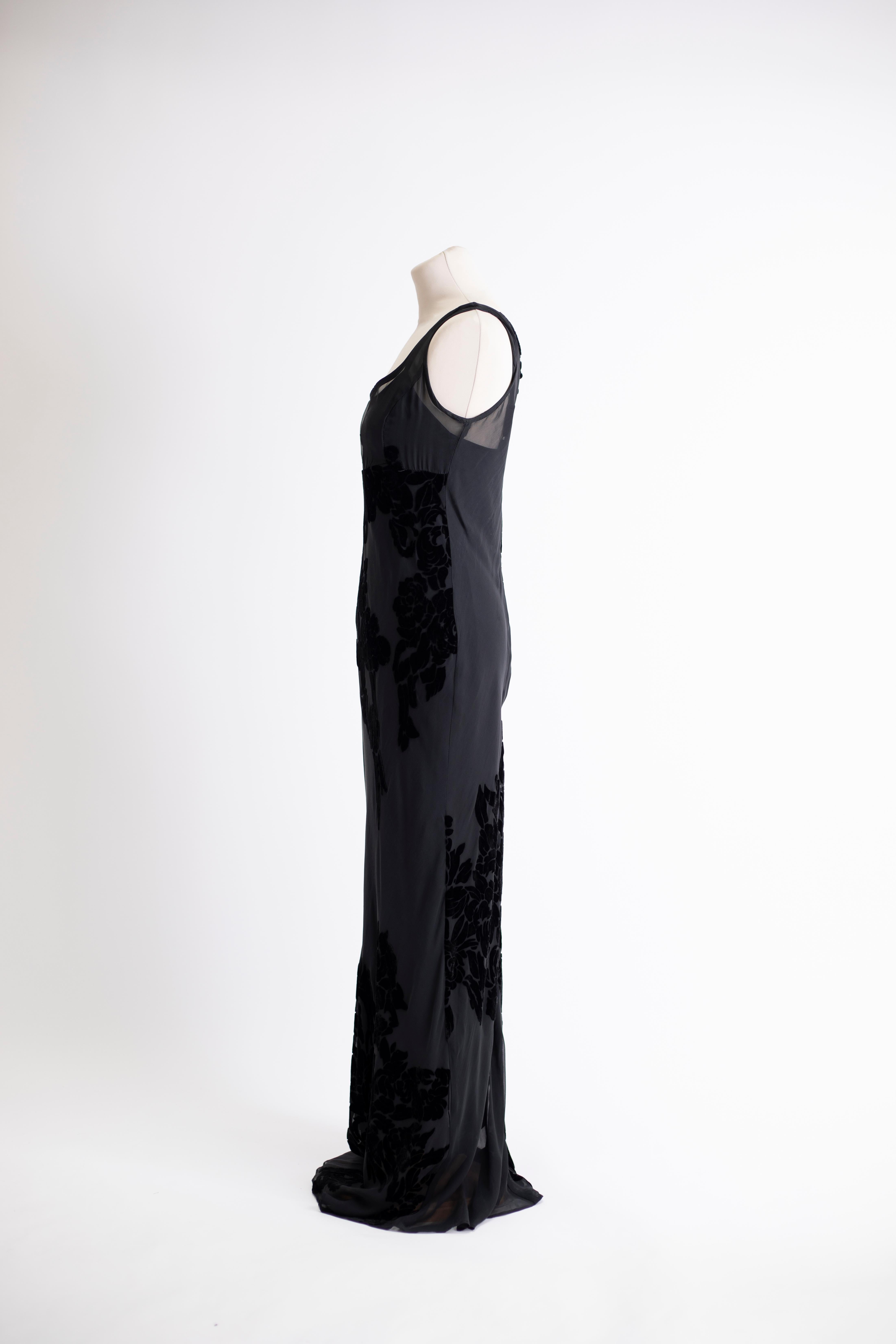 1990s Betsey Johnson long sheer dress In Excellent Condition In Milano, IT