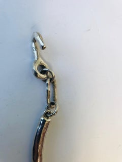 1990s Biche de Bere Silver Plated Choker