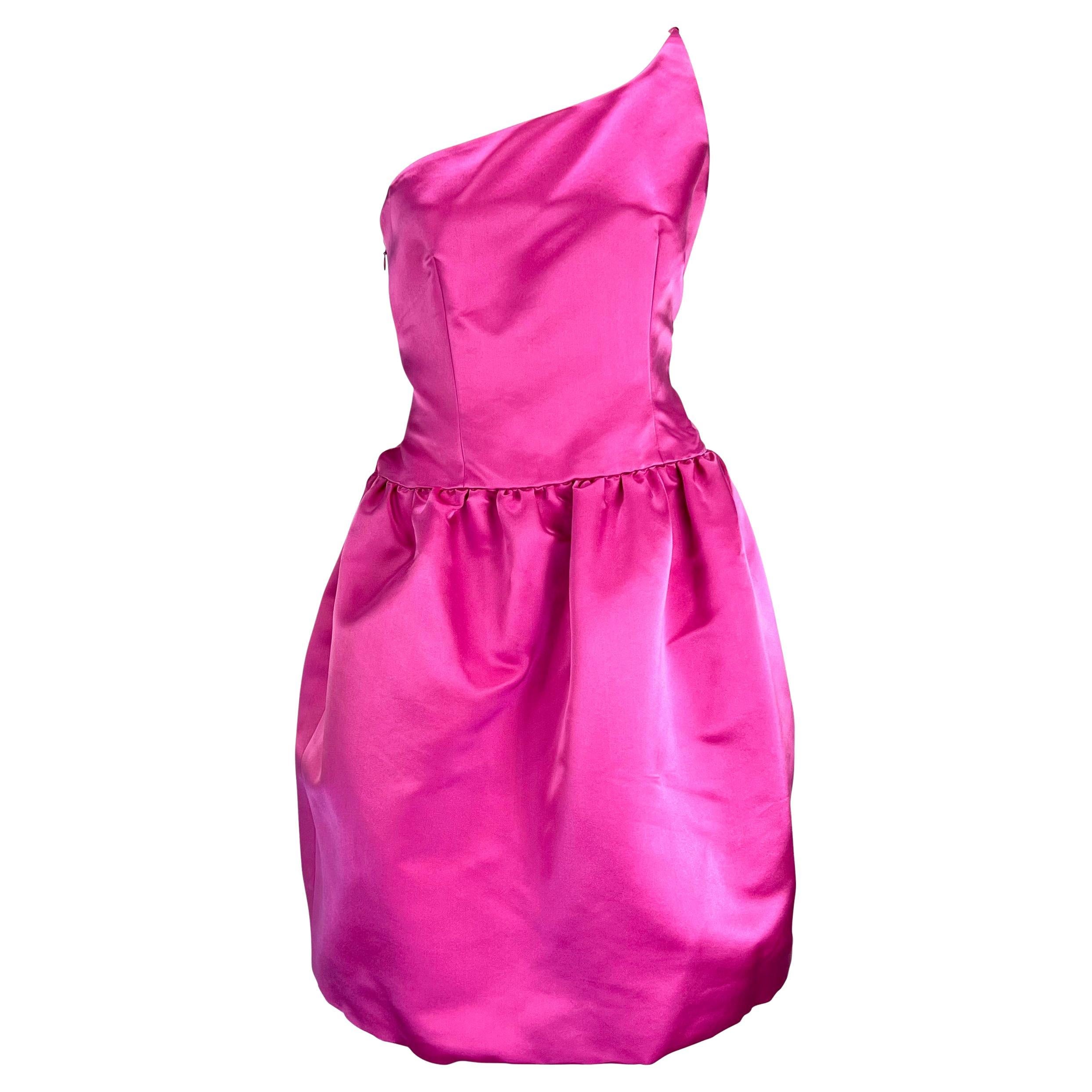 Chanel PARIS bubblegum pink silk skirt / preppy / posh / designer / 00s /  90s / Y2K