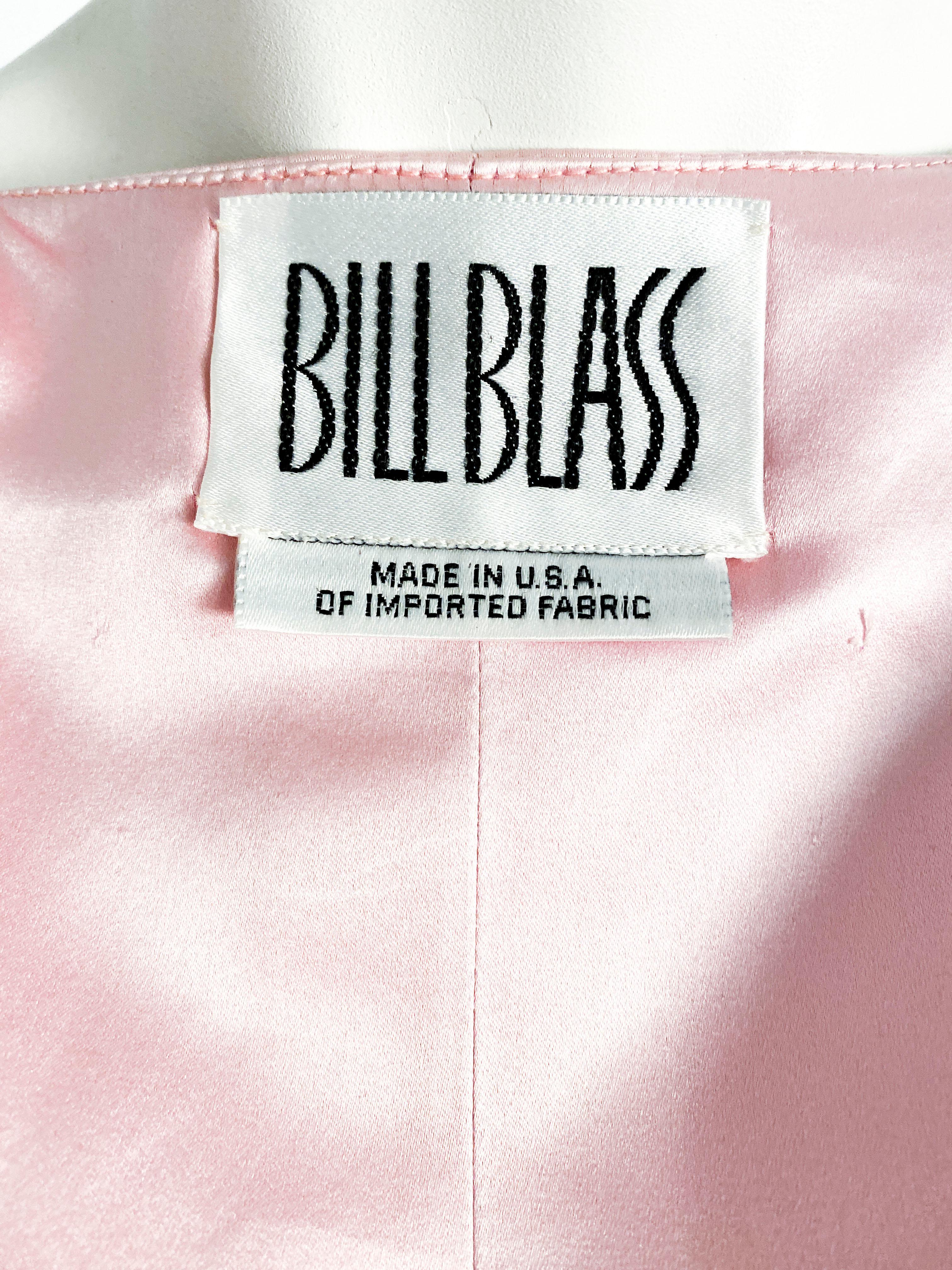 1990s Bill Blass Pink and Green Suit For Sale 3