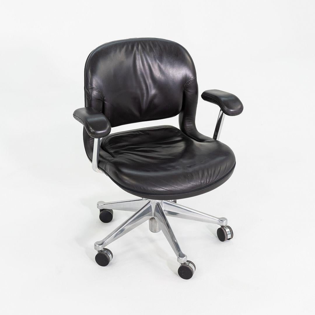 1990er Bill Stumpf für Herman Miller Equa Büro-/Schreibtischstuhl aus Leder im Angebot 4