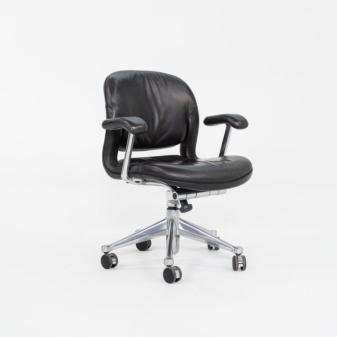 1990er Bill Stumpf für Herman Miller Equa Büro-/Schreibtischstuhl aus Leder im Zustand „Gut“ im Angebot in Philadelphia, PA