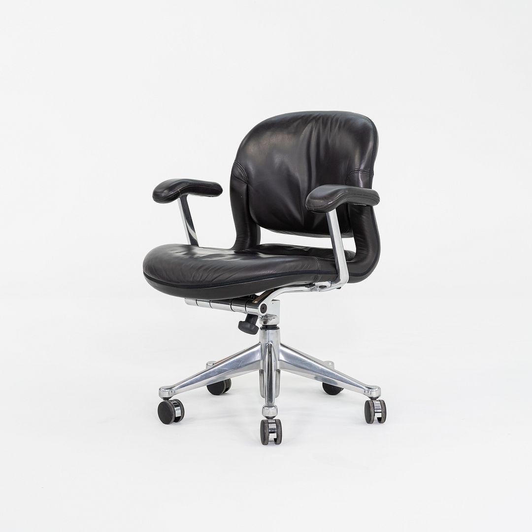 1990er Bill Stumpf für Herman Miller Equa Büro-/Schreibtischstuhl aus Leder im Angebot 2