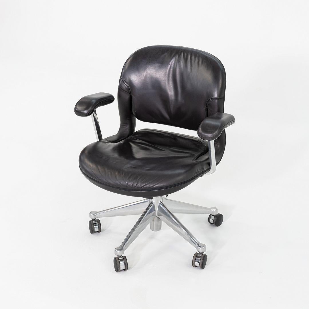 1990er Bill Stumpf für Herman Miller Equa Büro-/Schreibtischstuhl aus Leder im Angebot 3
