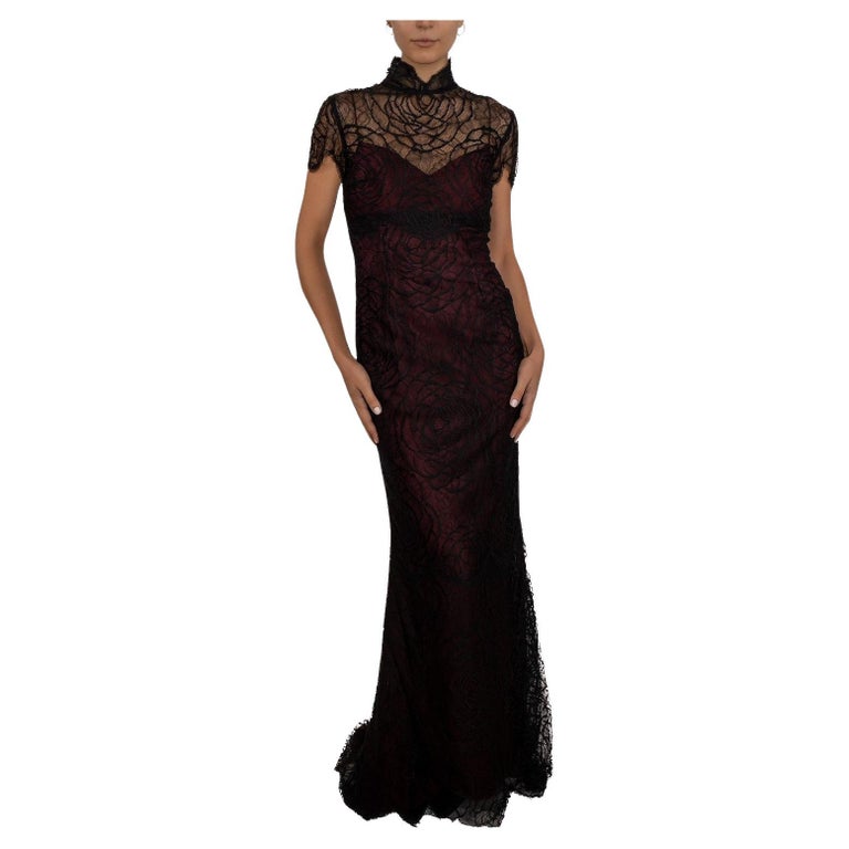 dark lace dress DEJA DRESS