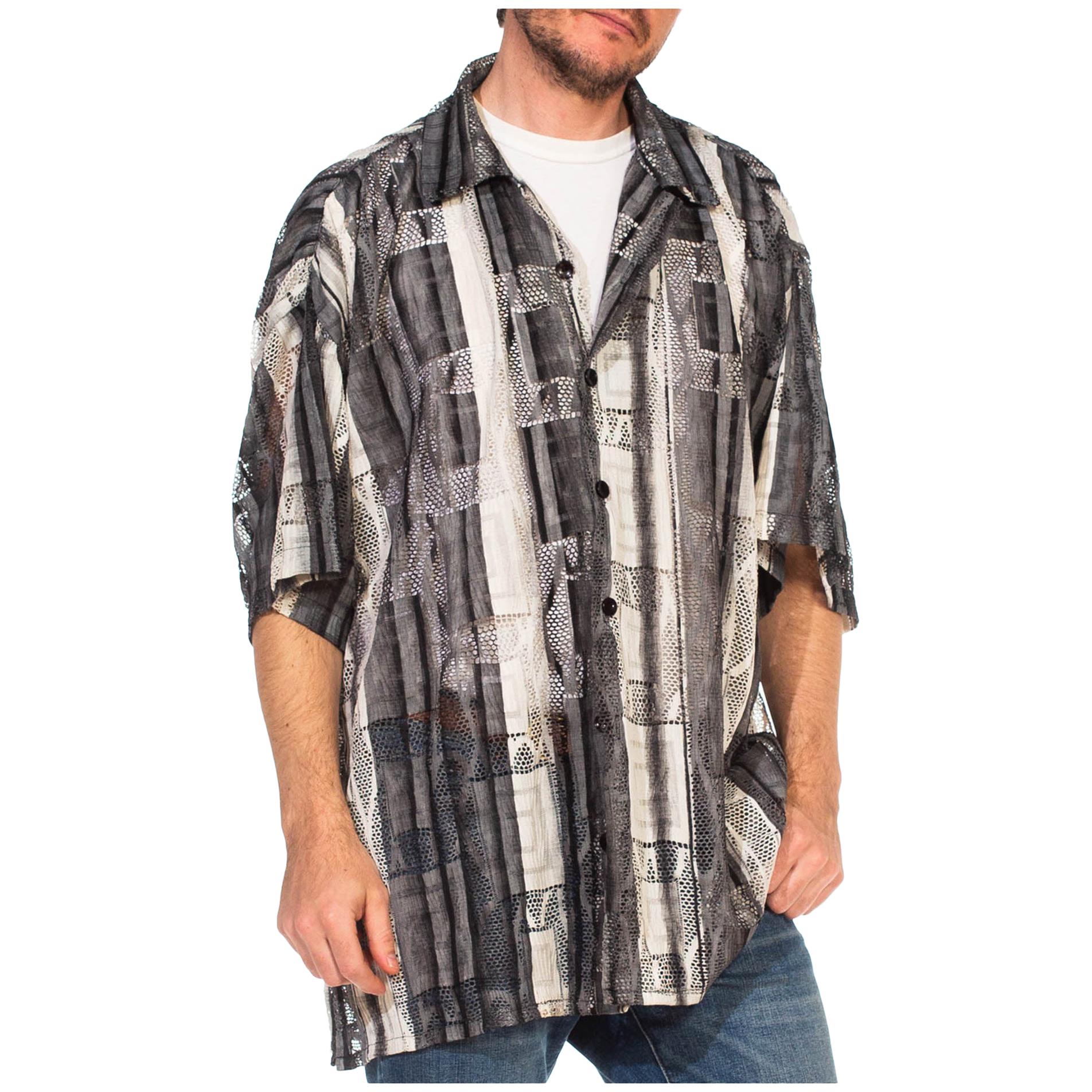 light grey polyester shirt