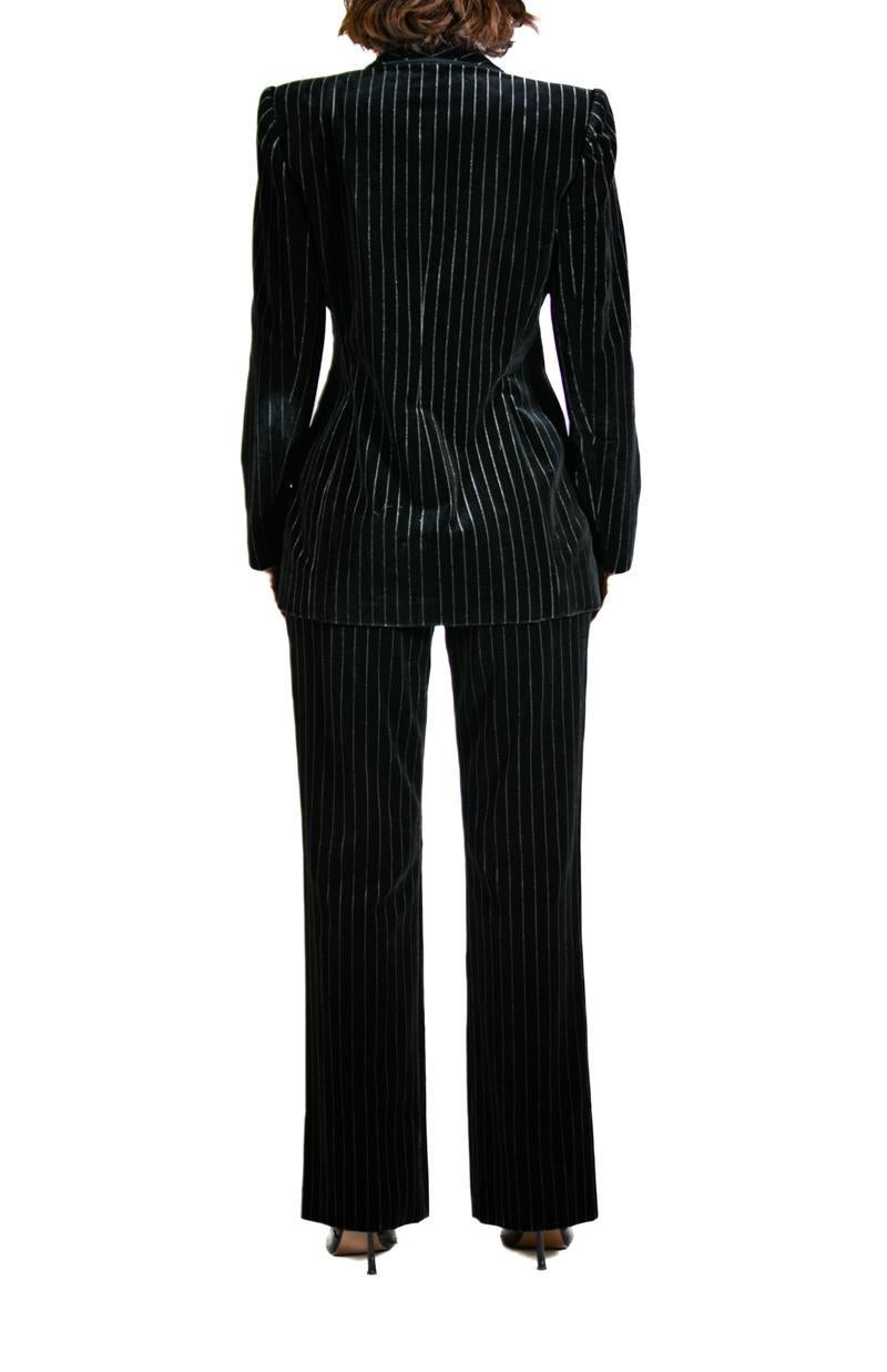 1990S Black Striped Suit As-Is For Sale 3