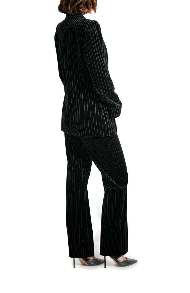 1990S Black Striped Suit As-Is For Sale 4