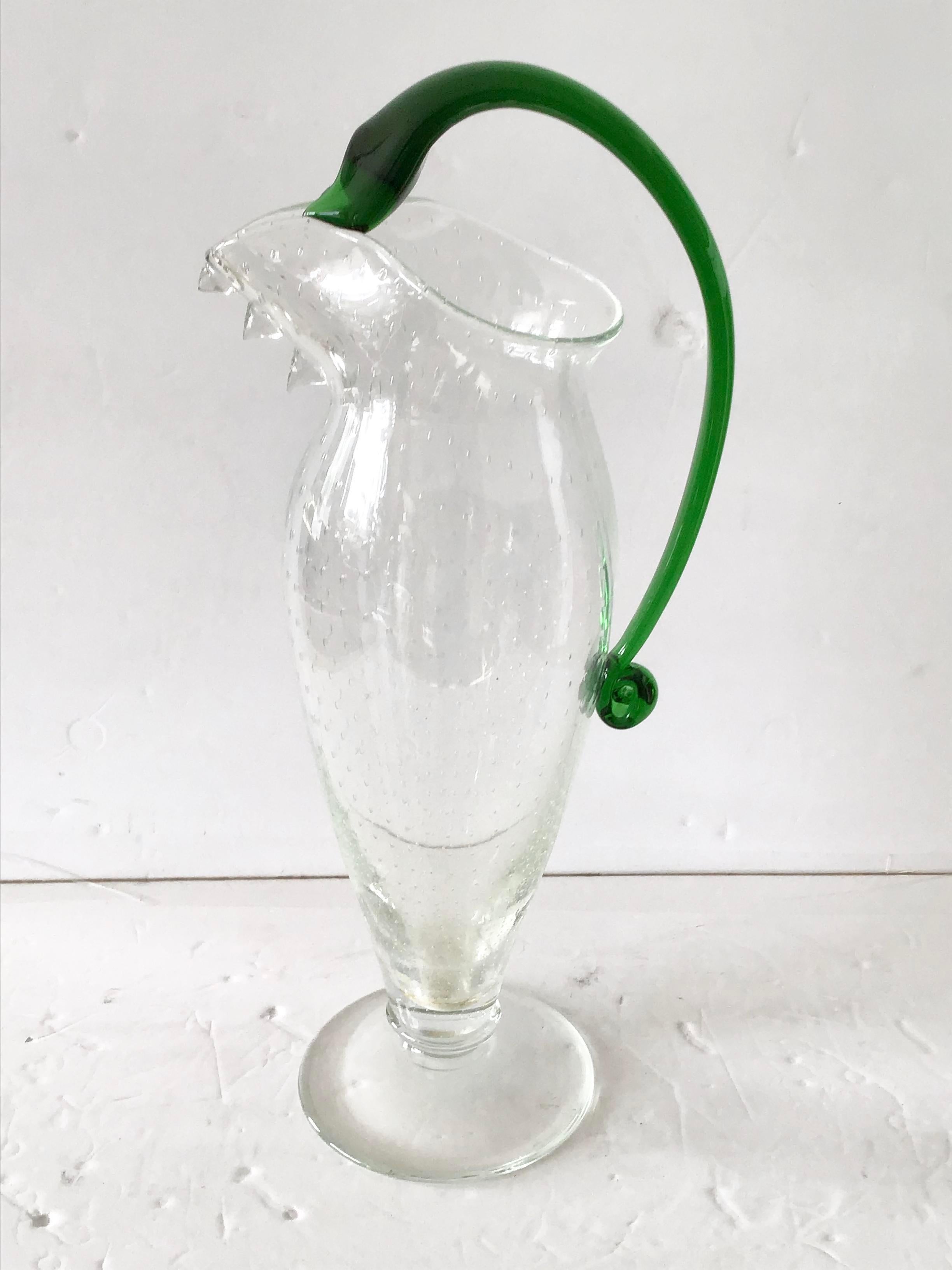 Modern 1990s Borek Sipek Blown Glass Water Jug For Sale