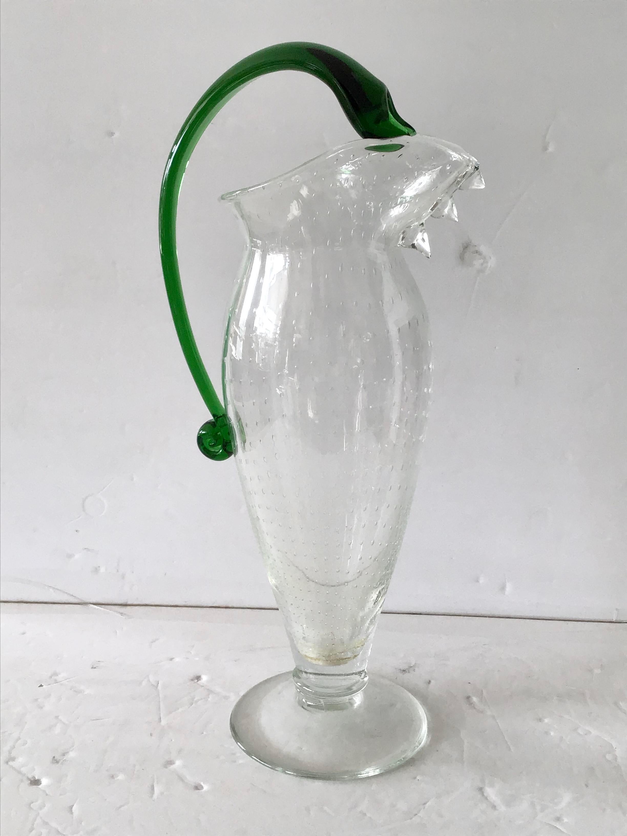 1990s Borek Sipek Blown Glass Water Jug For Sale 2