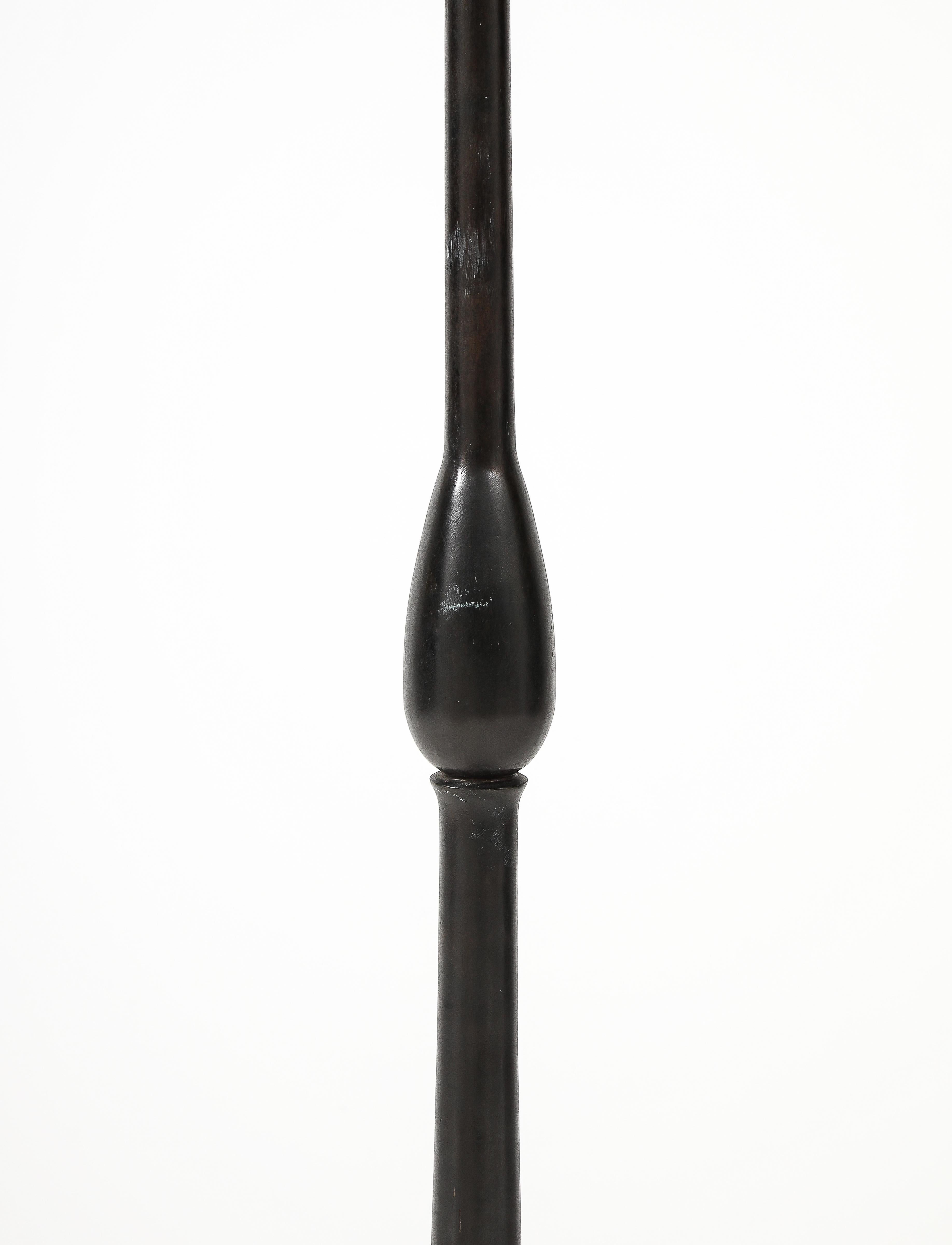 1990's bronze floor lamp by Daum and André Dubreuil For Sale 8