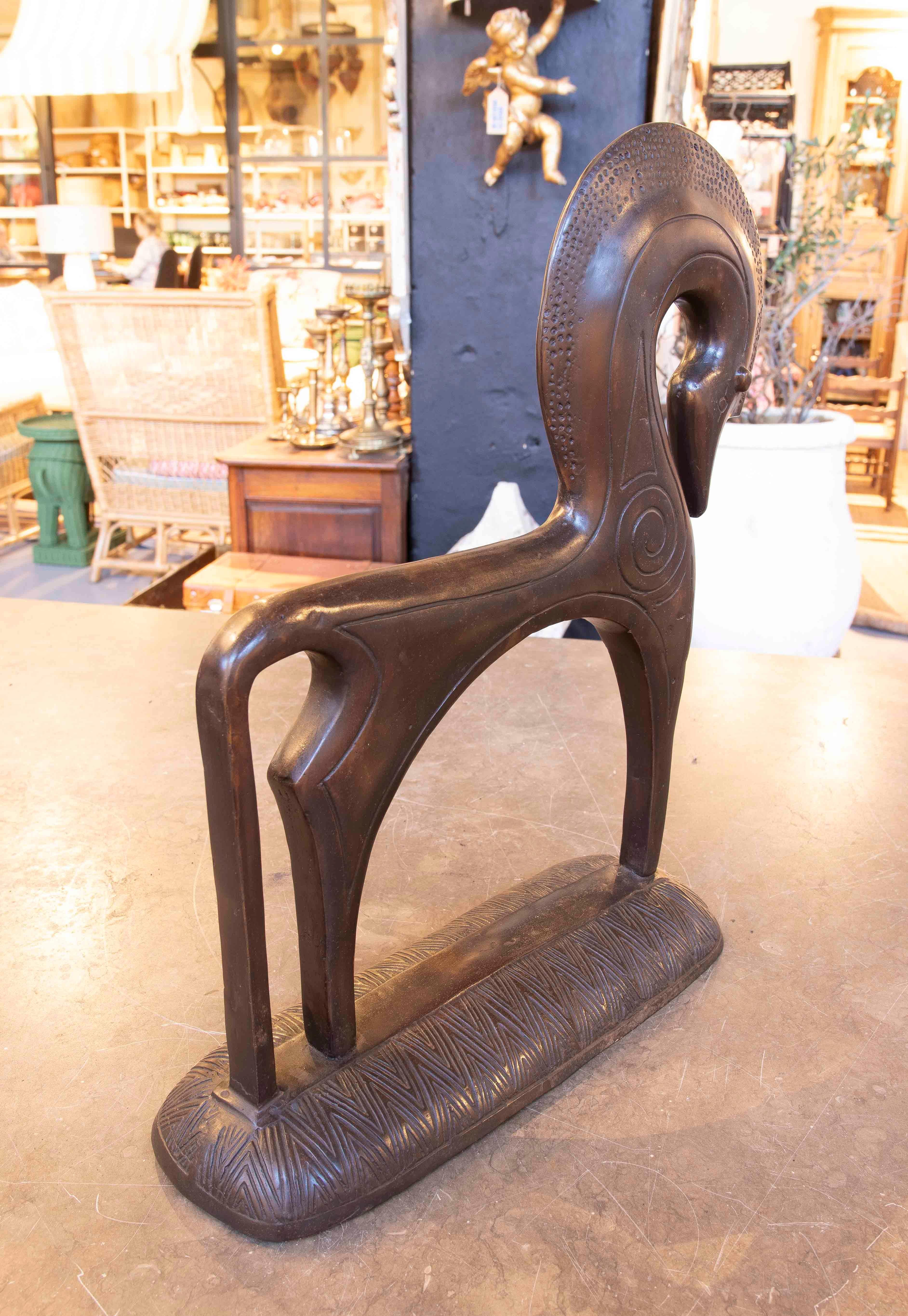 20ième siècle Sculpture de cheval en bronze des années 1990 dans le style de la période Trojaine en vente