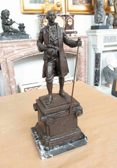 1990s Bronze Sculpture of Charles III, Madrid.