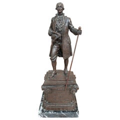 1990s Bronze Sculpture of Charles III, Madrid.