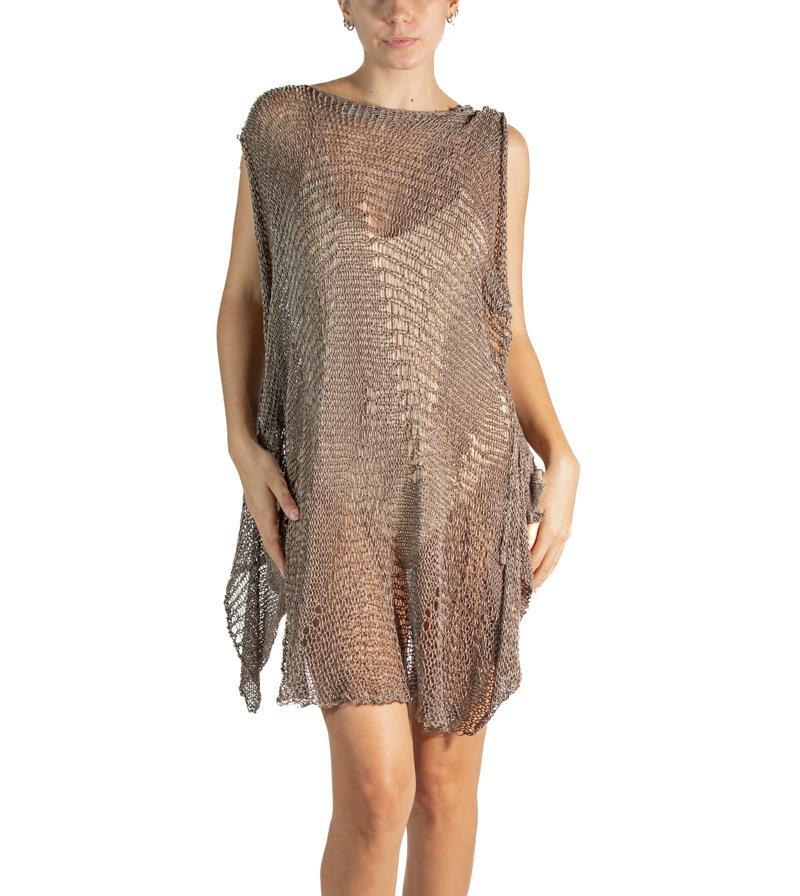 1990S Brown Off The Shoulder Sweater For Sale 1