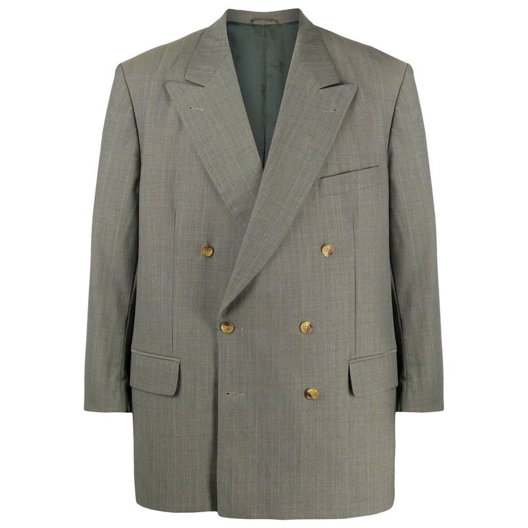 1990s Burberry Duble-Breasted Jacket at 1stDibs