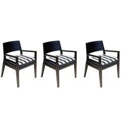 1990 by Flexform Set di tre poltrone di design italiano