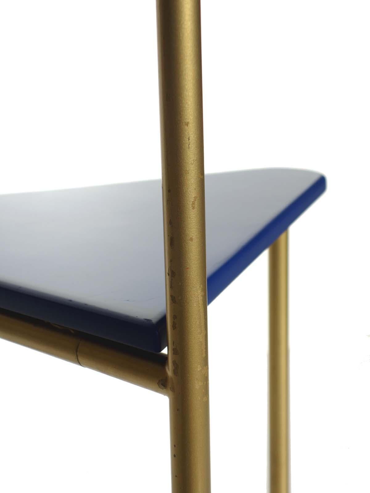 Late 20th Century 1990s by Sawaya & Moroni Italian Design Blue Folding Chair