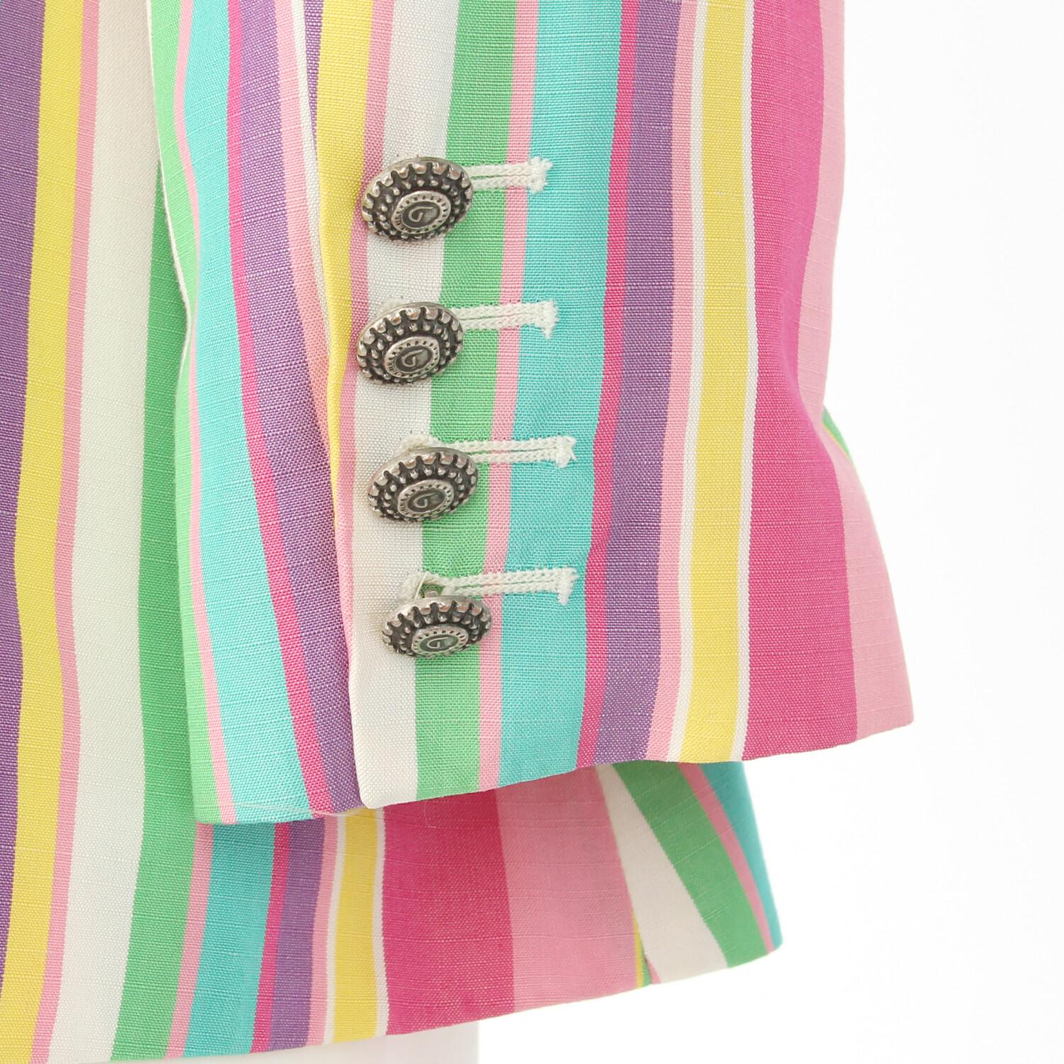 Beige 1990s Byblos Multicolor Jacket