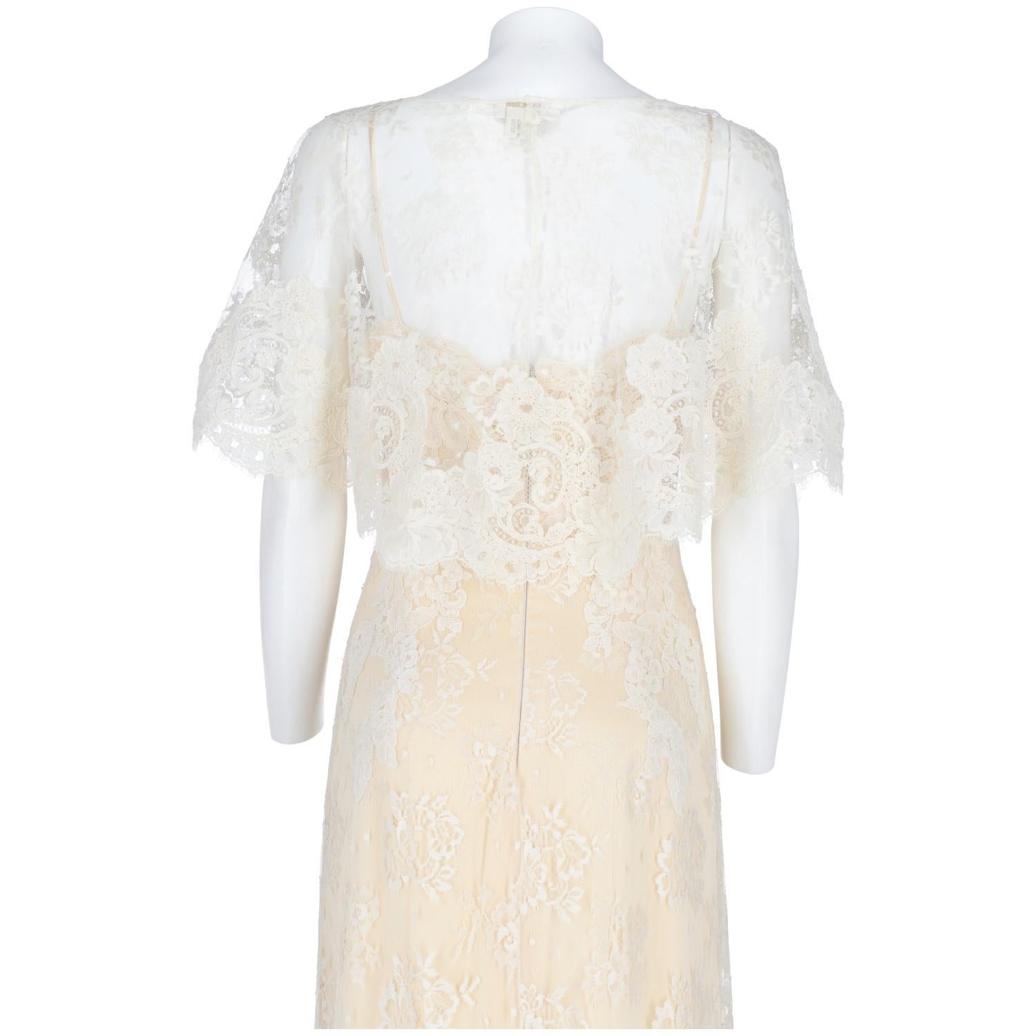 1990s Cailan'd Silk Wedding Dress 1