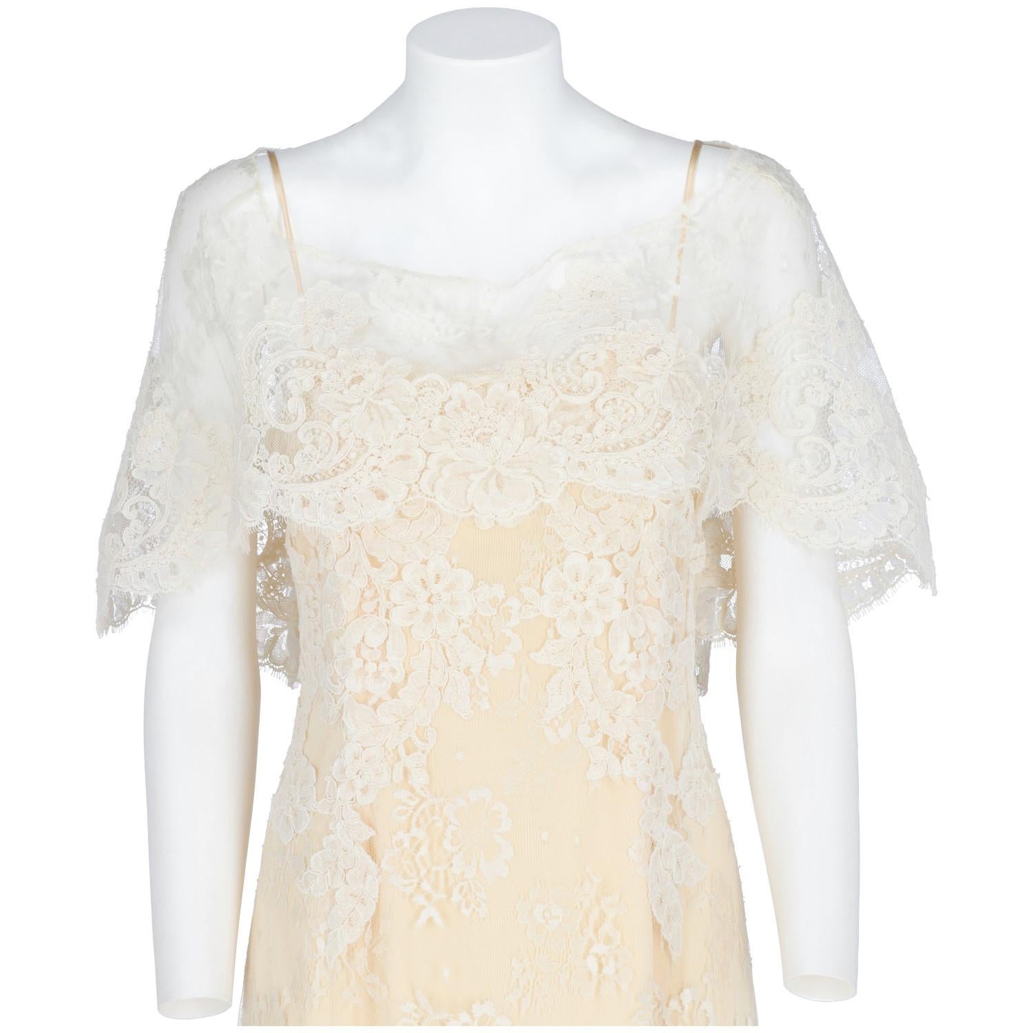 1990s Cailan'd Silk Wedding Dress 3