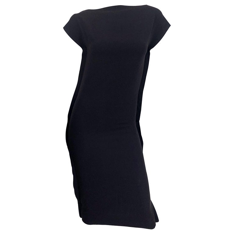 blue dress for baby girl Vintage 90's Black Cowl Neck Midi Evening Dress main image 1