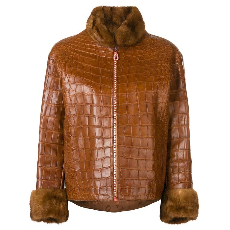 Crocodile Leather Jackets - 10 For Sale on 1stDibs