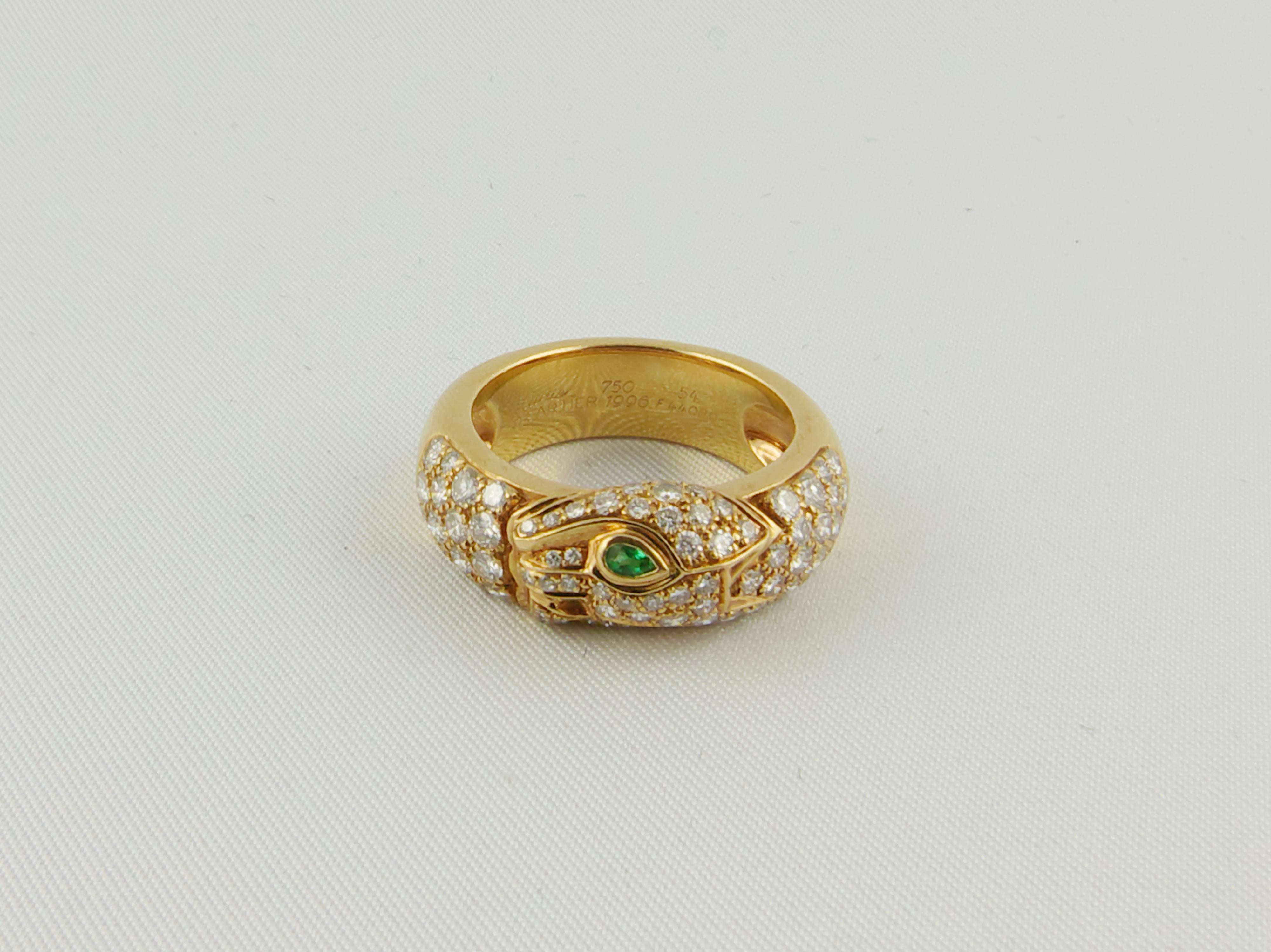 Chic and timeless 18karat Yellow Gold band Ring from the 1990s 