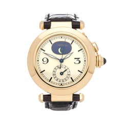 Retro 1990s Cartier Pasha de Cartier Moonphase Wristwatch