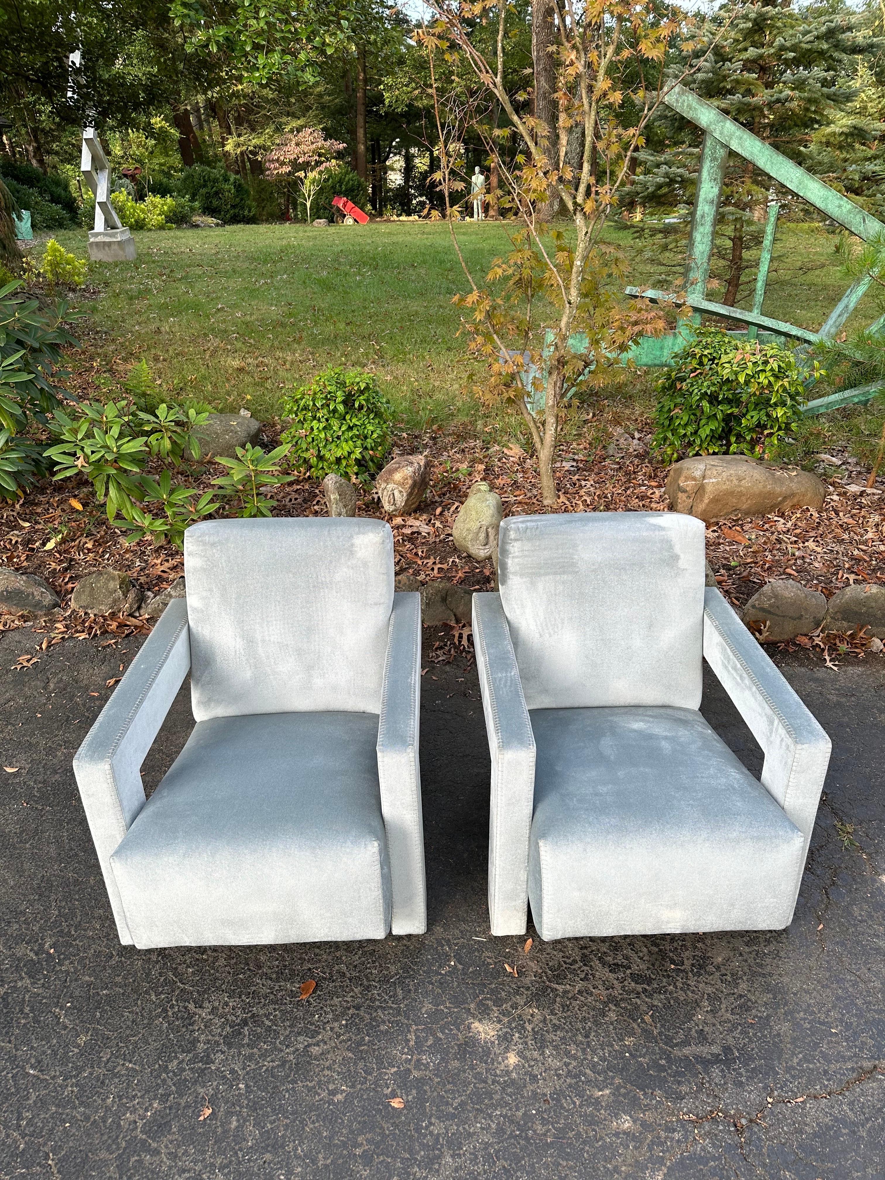 1990s Cassina “Utrecht” Chairs by Gerrit Rietveld, a Pair For Sale 8