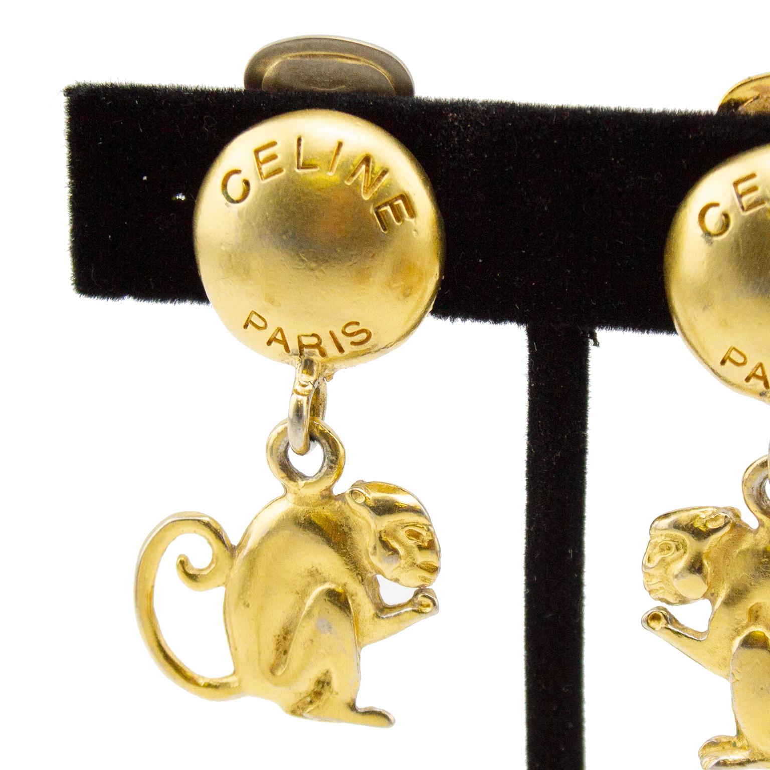 monkey with earrings